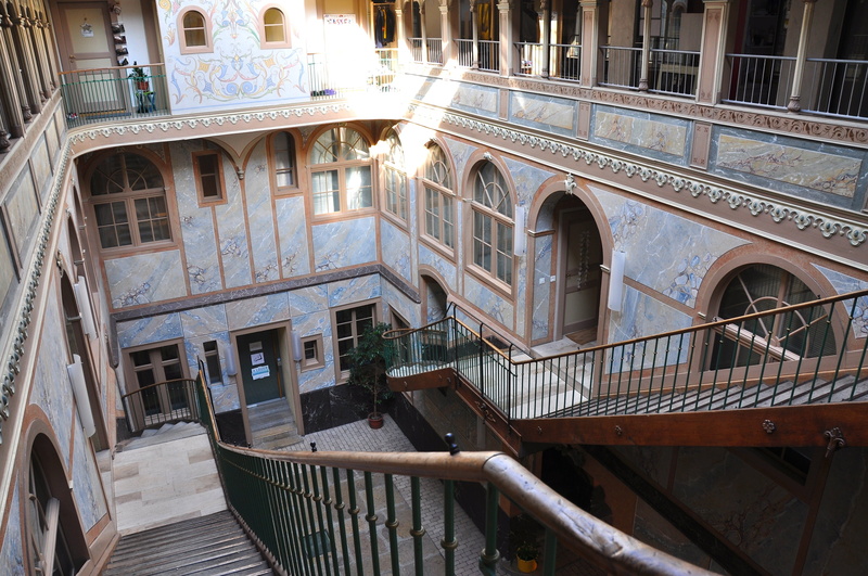 buildings, patio, no people, outdoors, canal, connection, ornate, arch, portico, window, transportation, stairway, architecture, bridge - man made structure