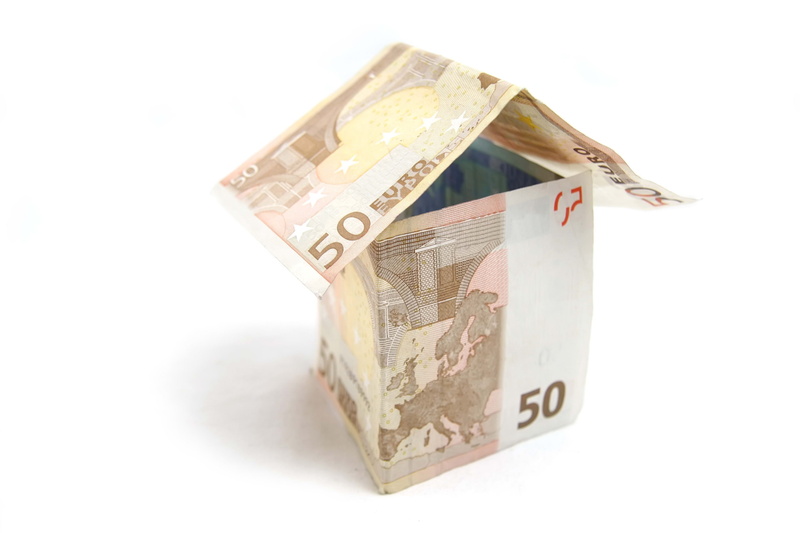euro, cut out, savings, investment, 2K, european Union Currency, home Ownership, house, business, finance, isolated, single object, mansion, making money