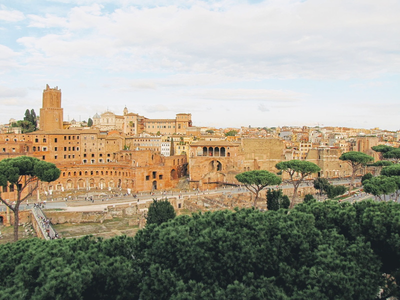 roma, travel destinations, the past, cityscape, built structure, day, history, building exterior, rome, no people, sky, outdoors, cloud - sky, old, tree