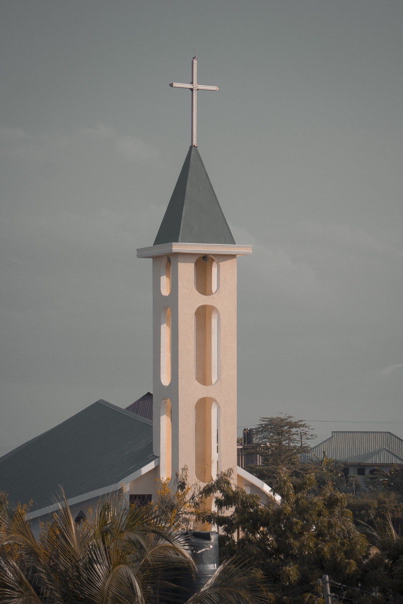 5K, building, outdoors, nature, spirituality, beacon, roof, church, bell tower, spire, place of worship, tower, lighthouse, apparel, built structure, pink