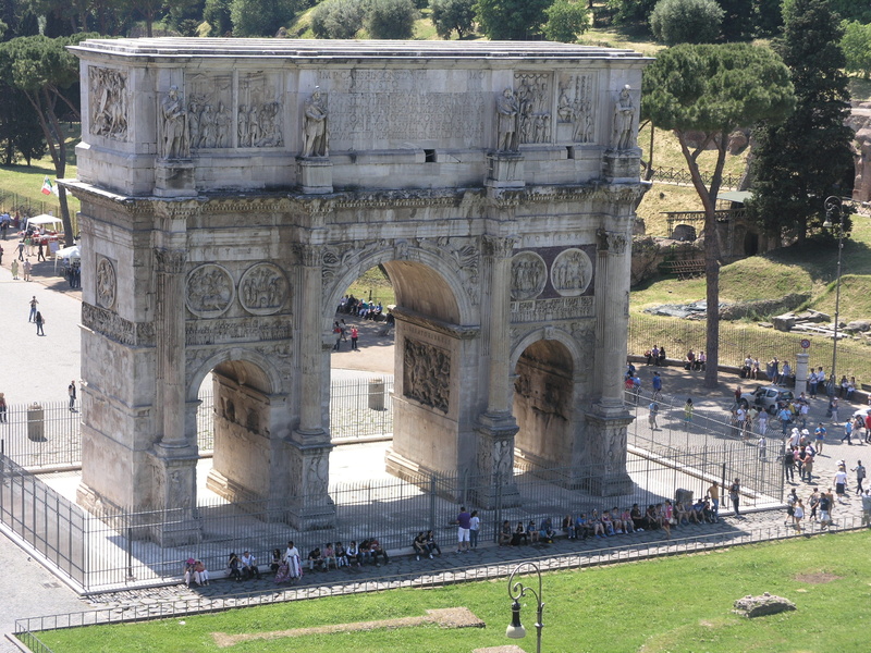 built structure, historic, 2K, Rome, urban, sightseeing, Arch Of Constantine, building exterior, monument, roman, arch, culture, architectural column