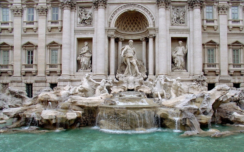 Monuments, 1080P, Trevi Fountain