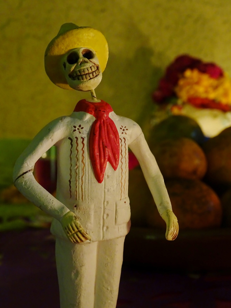 representation, festival, food and drink, craft, no people, fiesta popular, 4K, crafts, sugar skull, man, human representation, male likeness, hat, toy