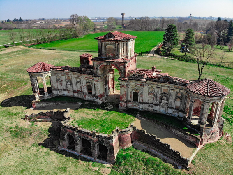ancient, fart, middle ages, ruin, tourism, nature, pavia, sky, ruined, abandoned, chignolo, the past, building, day, italy, chignolo po, green color, tree
