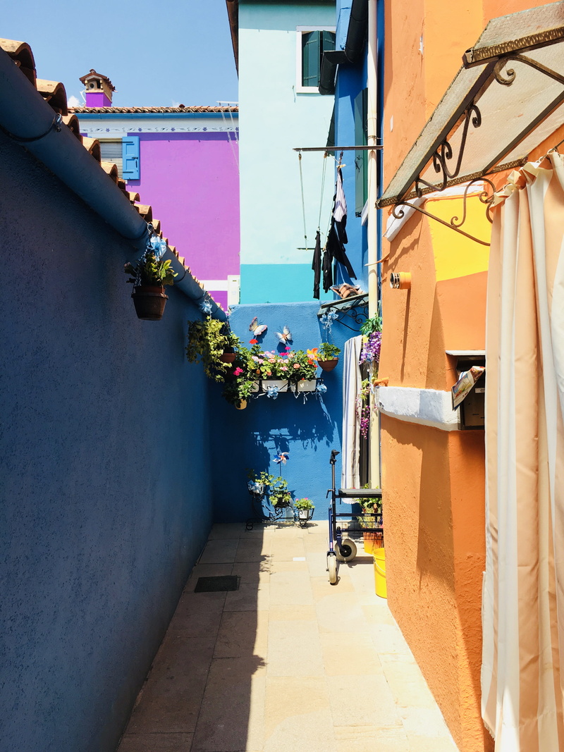 unsplash, architecture, the way forward, water, town, rollator, color, colourful, no people, day, building, orange, footpath, beside, walls, 4K, wall
