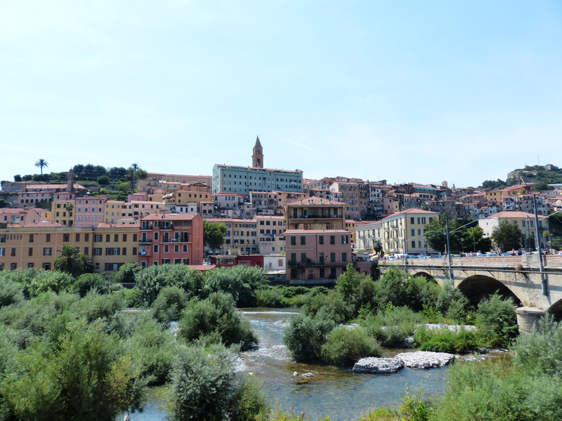 north italy, daytime, pushed, buildings, nature, italy france, liguria, city view, 4K, bishop city, old town, sky, border town, photography, santa maria assunta
