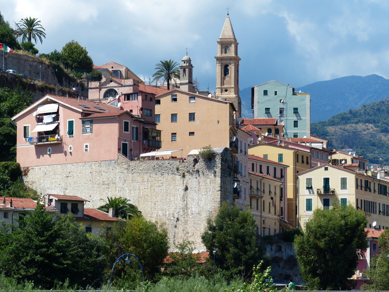 water, day, travel destinations, place of worship, daytime, seaside resort, color, residential district, tower, santa maria assunta, built structure, italy france