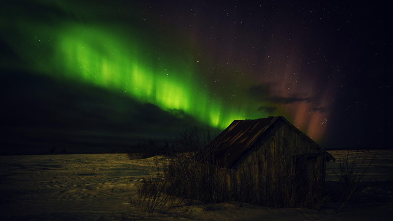 tranquility, landscape, power in nature, green color, star - space, darkness, illuminated, polar lights, astronomy, starry sky, stars, night sky, dramatic sky
