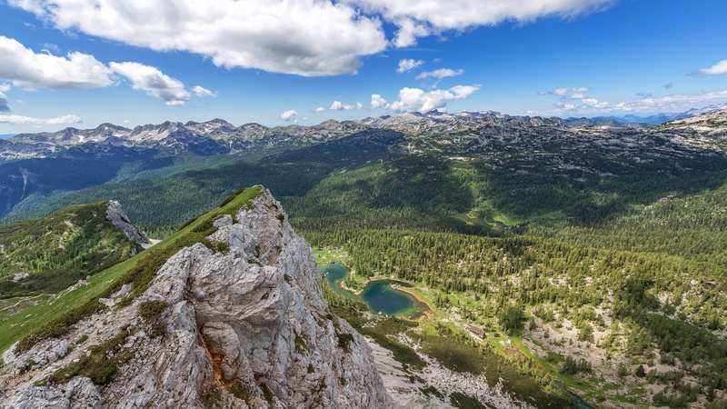 solid, triglav, idyllic, plant, remote, rock, scenics - nature, ticarica, rock - object, tranquility, formation, cloud - sky, 5K, mountain range, environment
