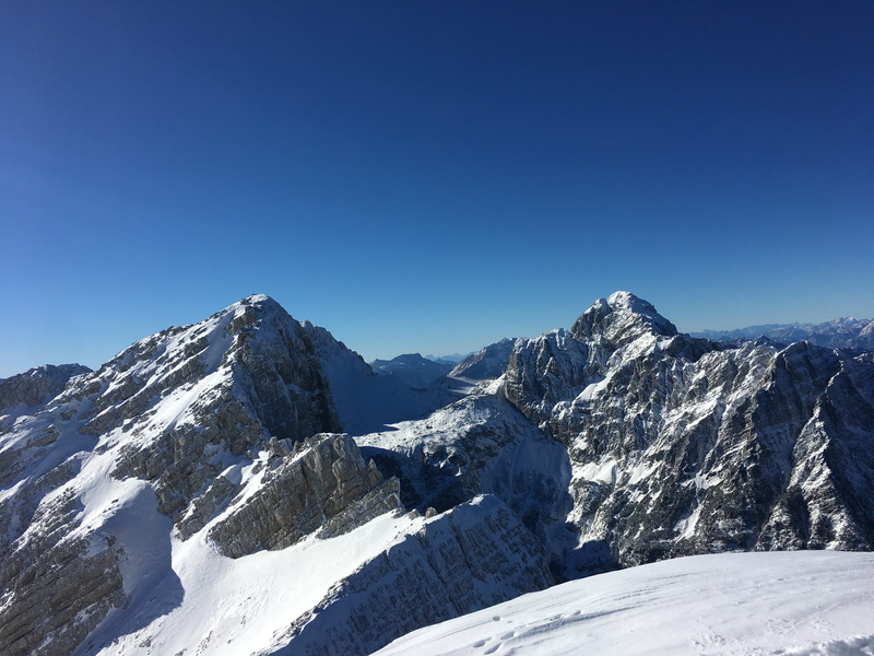 blue, mangart, no people, mountain, beauty in nature, mountain range, 4K, sunlight, tranquil scene, winter, tranquility, clear sky, nature, mountain peak