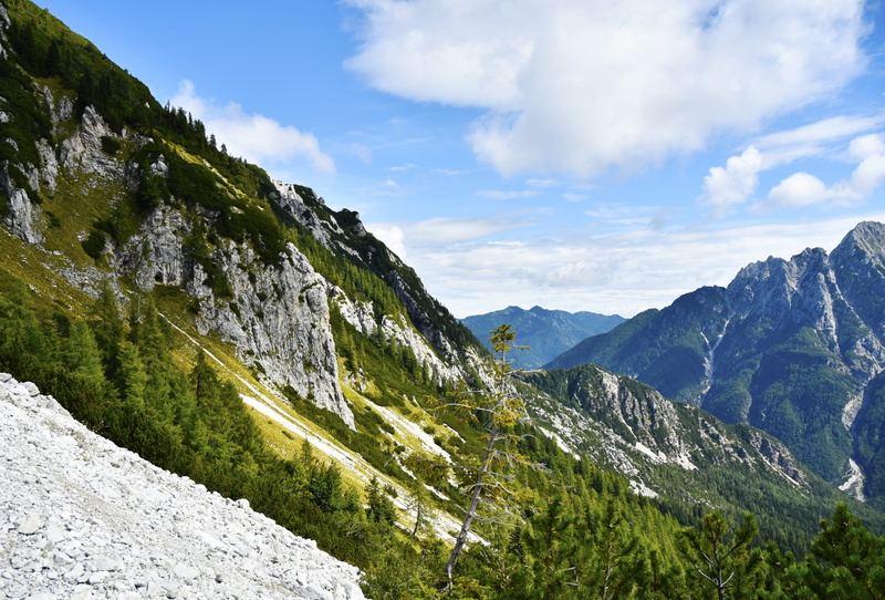 adventure, cloud - sky, mountain, tranquil scene, panorama, no people, remote, trip, mountain peaks, green mountains, landscape, day trip, 4K, mountain peak
