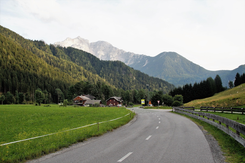 mountains, building, outdoors, tourism, 5K, land, architecture, the tourist area, tree, summer, sky, the way forward, jezersko, mountain road, slovenia
