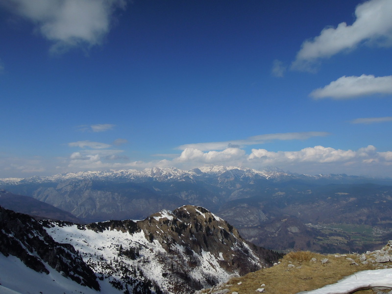 snowcapped mountain, day, idyllic, outdoors, winter, cloud - sky, hill, julian, nature, scenics - nature, Slovenia, mountain peak, mountain range, Mountain