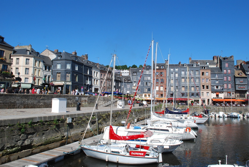 pier, port, harbor, city, moored, marin, passenger craft, nature, building exterior, rope, sailing, day, nautical vessel, honfleur, 4K, clear sky, sailboat