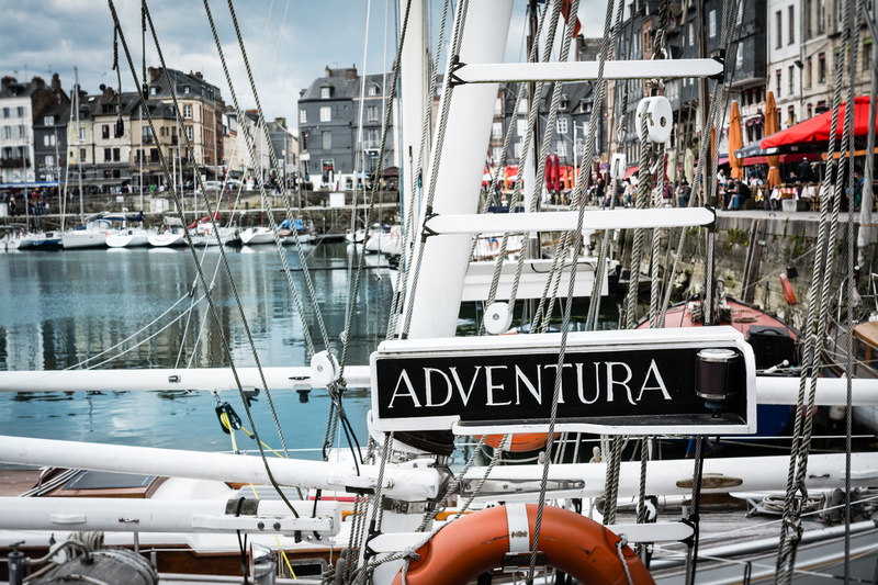 port, mode of transportation, france, white, honfleur, text, tourism, building exterior, sailboat, urban, 5K, mast, city, travel, village, no people, reflection