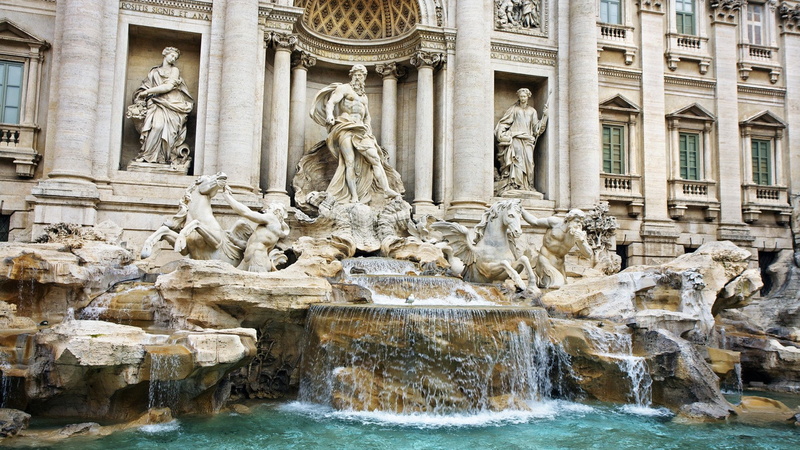 Monuments, 1080P, Trevi Fountain