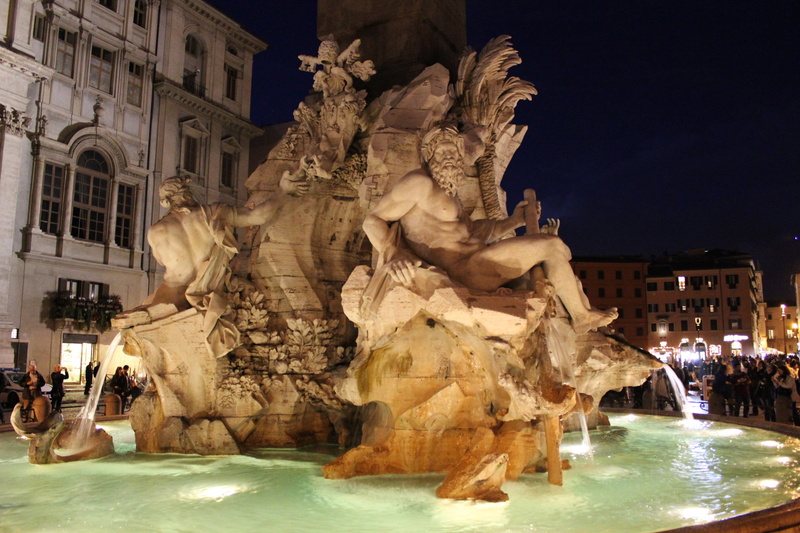 the vatican, piazza di Trevi, nature, famous Place, building, neptune - Deity, statue, travel destinations, square, europe, travel, rome - Italy, italy