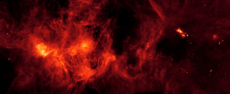 8K, the Perseus molecular cloud, IC 348, NGC 1333, Perseus Molecular Cloud, dust, gas, region of star formation