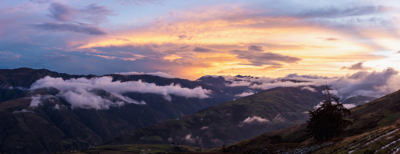 mountain peak, beauty in nature, peak, atardecer, trujillo, travel, plant, sunset, fog, mountain range, scenics - nature, above, grass, 8K, sky, slope