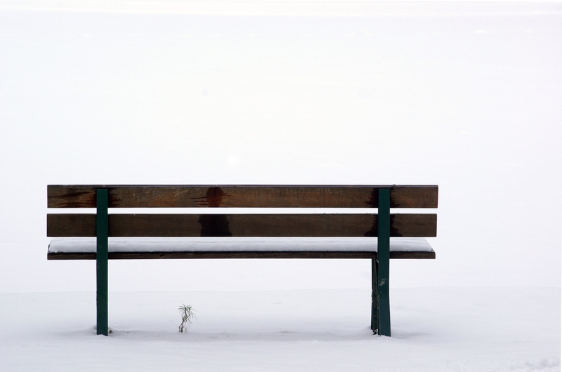 frio, hiver, Osseja, Composition, fred, park bench, park, outdoors, Minimal, 2K, wooden, cold, winter, snow, bench, banco, invierno, Cerdaña, johnsons