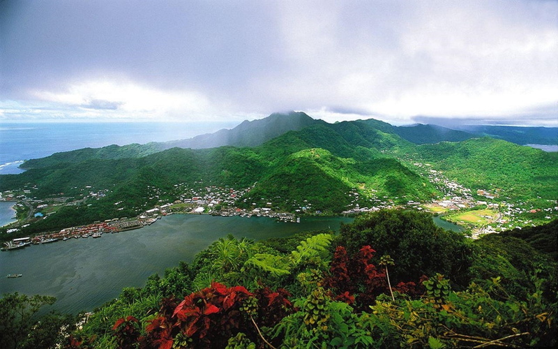 samoa, paisaje, 1080P, naturaleza, americana