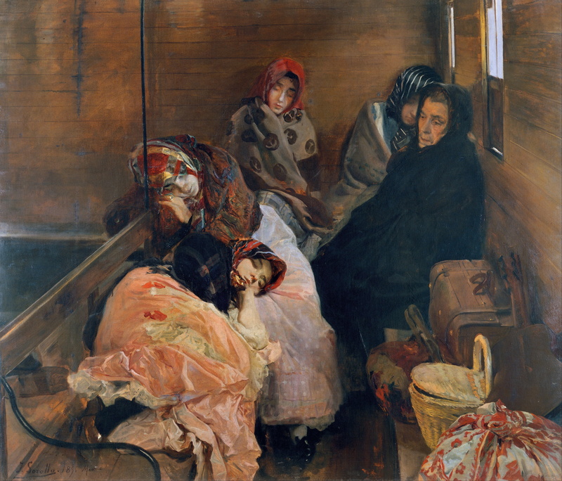 sorolla, viaje, arte, 4K, pintura, tren