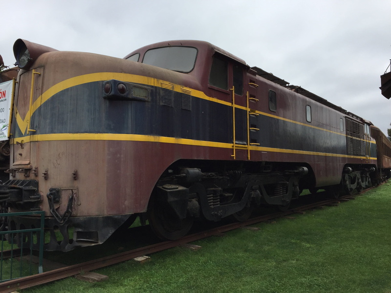 sky, land vehicle, transportation, 2K, day, field, trip, travel, track, no people, land, plant, wheel, steam train, rail transportation, outdoors, train - vehicle