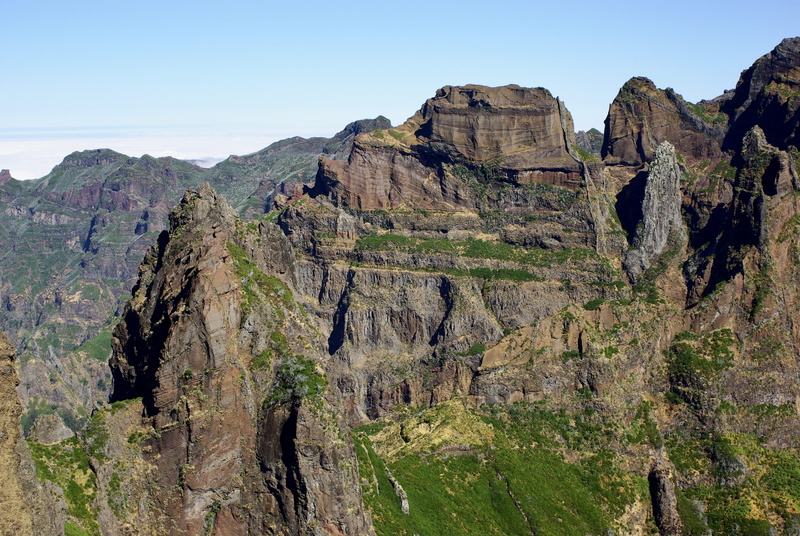 plant, no people, scenics - nature, madeira, sky, environment, day, geology, tranquil scene, pico do arieiro, mountain, mountain range, non-urban scene