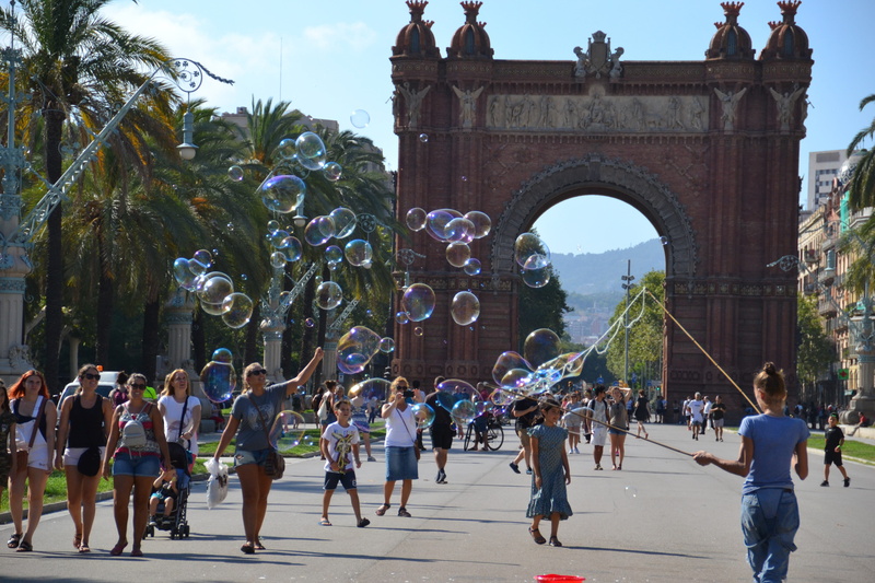 real people, group of people, large group of people, spain, women, sky, nature, built structure, tourism, leisure activity, crowd, adult, lifestyles, architecture