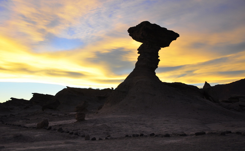 climate, eroded, land, tranquil scene, non-urban scene, South America, sunset, parque, geology, cloud - sky, rock - object, sky, nature, outdoors, rock formation