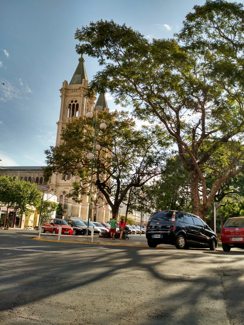 tree, nature, cars, building, motor vehicle, built structure, land vehicle, arvores, 4K, car, peoples, católica, igreja, centro, street, plant, belief