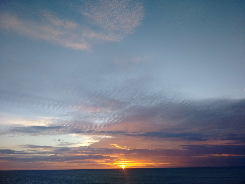 beauty in nature, jericocoara, tranquility, sunshine, horizon over water, beach, tranquil scene, sky, seascape, 2K, dusk, horizon, ceara, no people, sunset