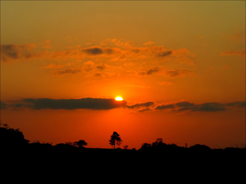 sunrise - Dawn, colors, do, orange Color, orange, nature, silhouette, Sunset, scenics, landscape, dusk, outdoors, 4K, EXPLORE, sun, Por, sunlight, sky