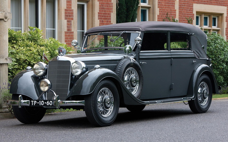 pullman, benz, 1080P, cars, mercedes-benz, car, mercedes, 1920x1200, mercedes-benz 320, black, cabriolet, classic