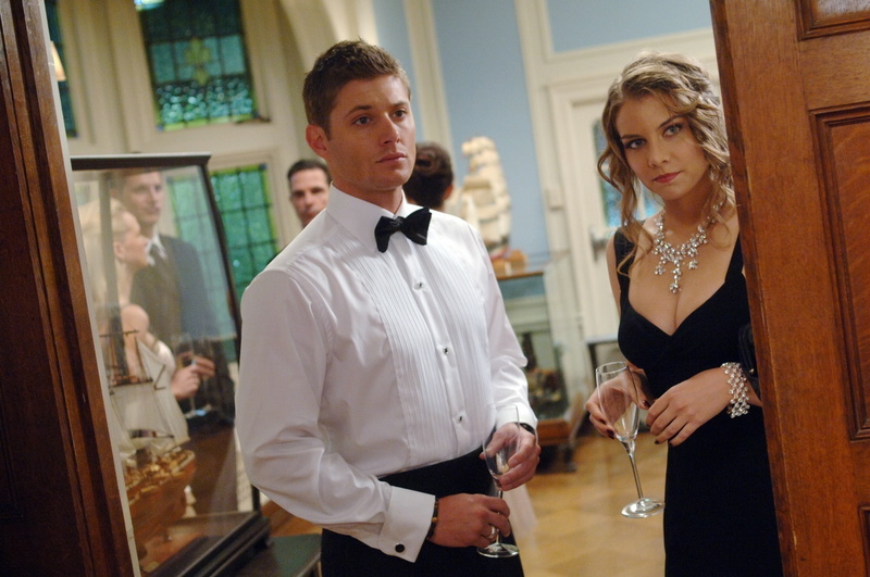 Dean Winchester, decoration, glasses, Lauren Cohan, Jensen Ackles, 1080P, Supernatural, butterfly, Bela Talbot