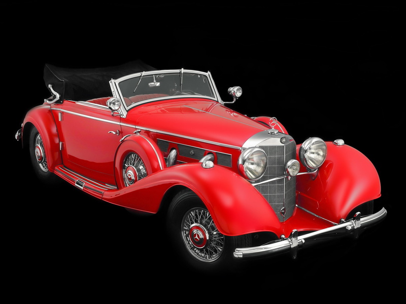 luxury, 1080P, retro, 1937, mercedes, benz, 540k, cabriolet