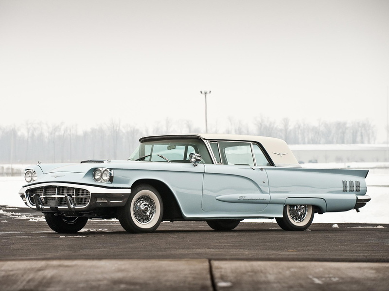 1080P, cars, thunderbird, ford, t bird, hardtop, coupe, ford thunderbird hardtop coupe