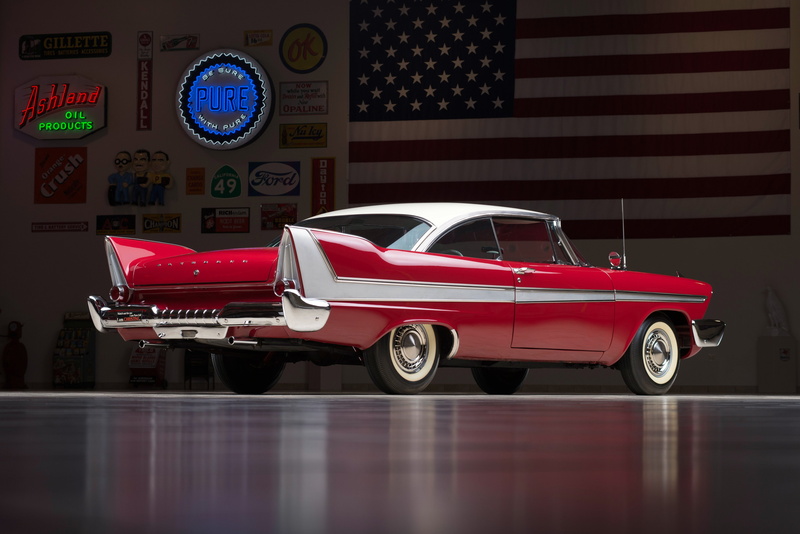 sport, fury, luxury, plymouth, coupe, (2-3), 4K, 1958, retro