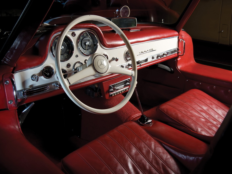 gullwing, supercars, 1954, supercar, benz, interior, mercedes, tetro, 1080P, 300 sl, 300, w198