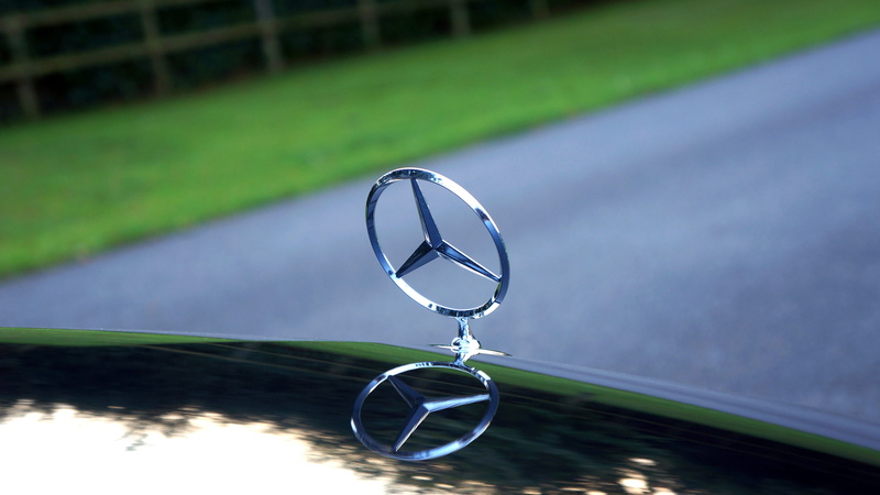 day, motion, mercedes-benz, road, absence, automobile, plant, ornament, design, style, close-up, chrome, hood, colored, automotive, glasses, 4K, high angle view