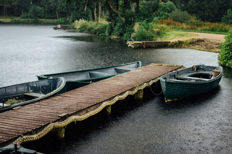 rowboat, transportation, 5K, wood - Material, nature, scenics - nature, moored, no People, green, day, port, lake, rowing boat, tranquil Scene, body, jetty