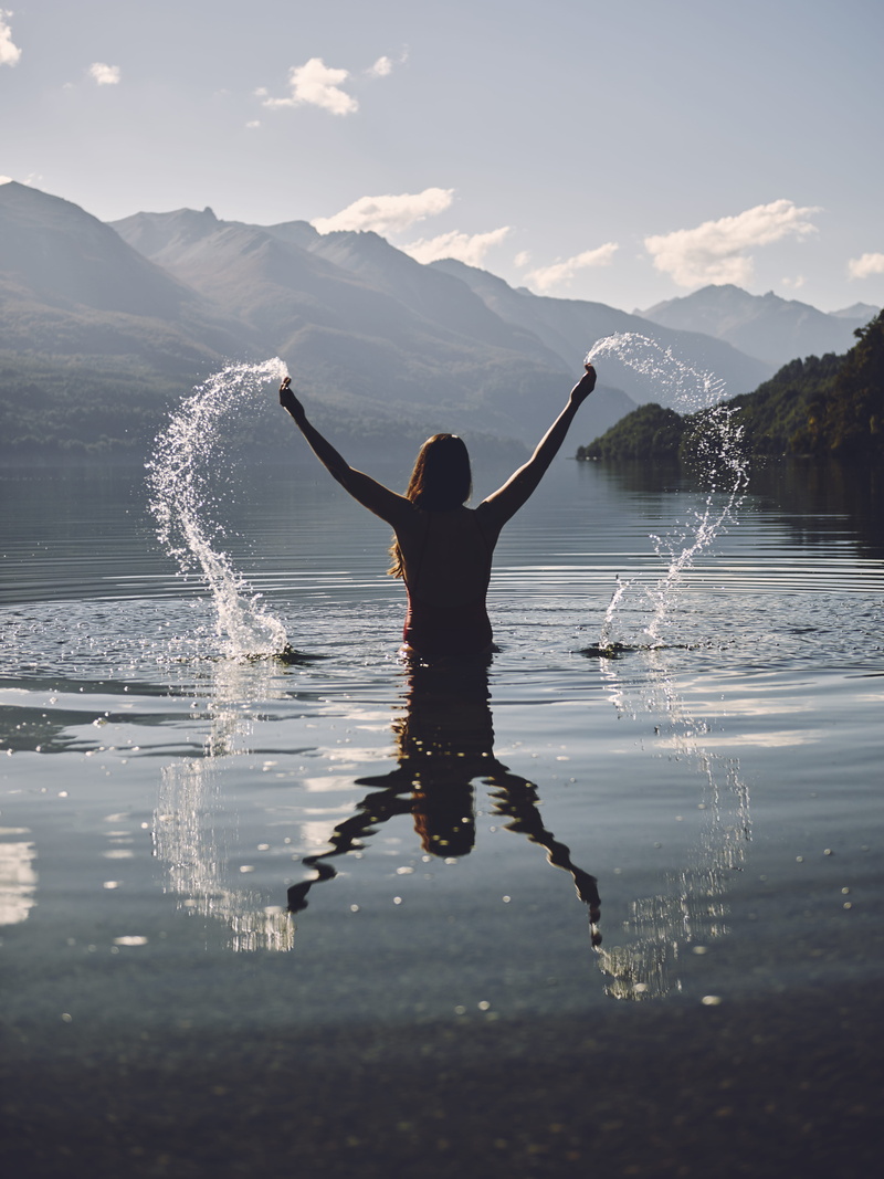 care, lifestyles, woman, one person, beauty in nature, limb, water, raising, nature, two, instagram, argentina, motion, freedom, sky, reflection, women