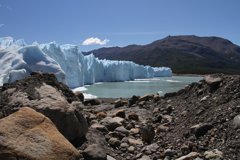 water, body, mountains, snow, calafate, rock, scenics, iceland, cold temperature, landscape, day, iceberg, solid, 5K, outdoors, beside, sky, scenics - nature