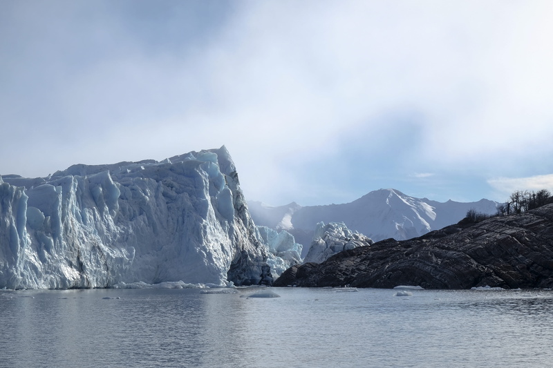 nature, landscape, mountain peak, tranquil scene, range, argentina, waterfront, cold temperature, high, 4K, puerito moreno, ice, sky, water, winter, sea