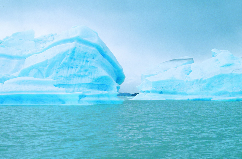 frozen, tranquility, turquoise colored, water, environment, blue, iceberg, nature, ice, cold temperature, snow, landscape, patagonia, 4K, iceberg - ice formation