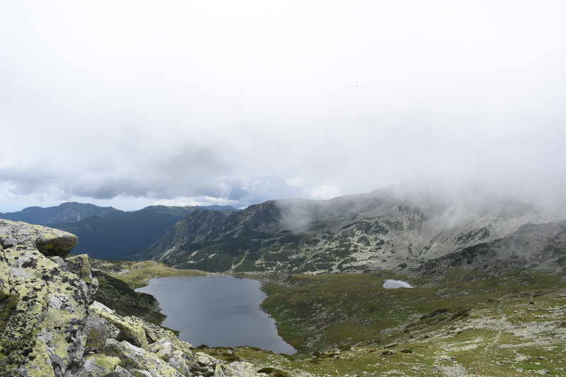 sky, mountain, remote, fog, no people, outdoors, water, beauty in nature, day, tranquil scene, nature, power in nature, landscape, 4K, mountain range