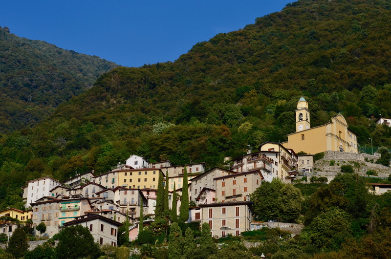 architecture, mountain, building exterior, houses, house, plant, building, travel destinations, no people, tree, place of worship, 4K, summer, village
