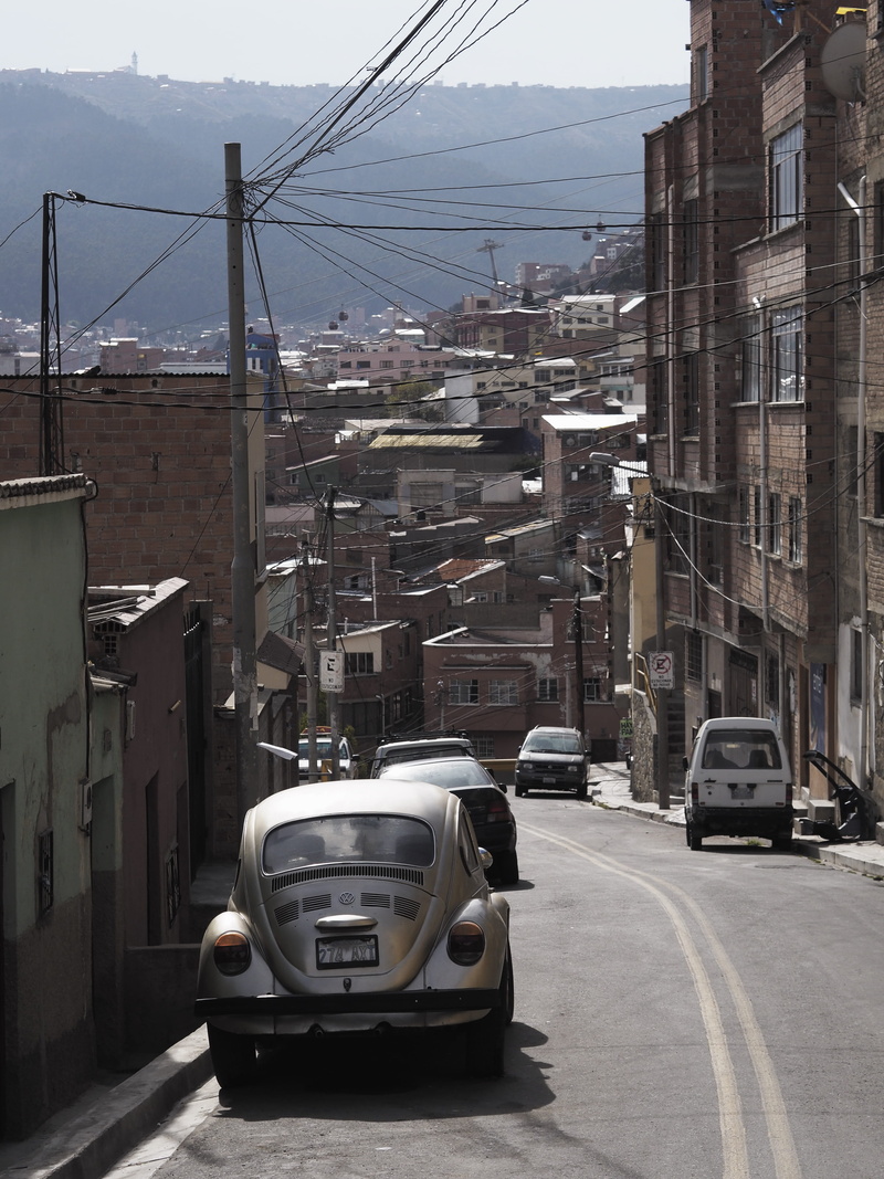 cable, building, architecture, bolivia, road, land vehicle, car, motion, city, transportation, day, nature, building exterior, no people, 4K, built structure