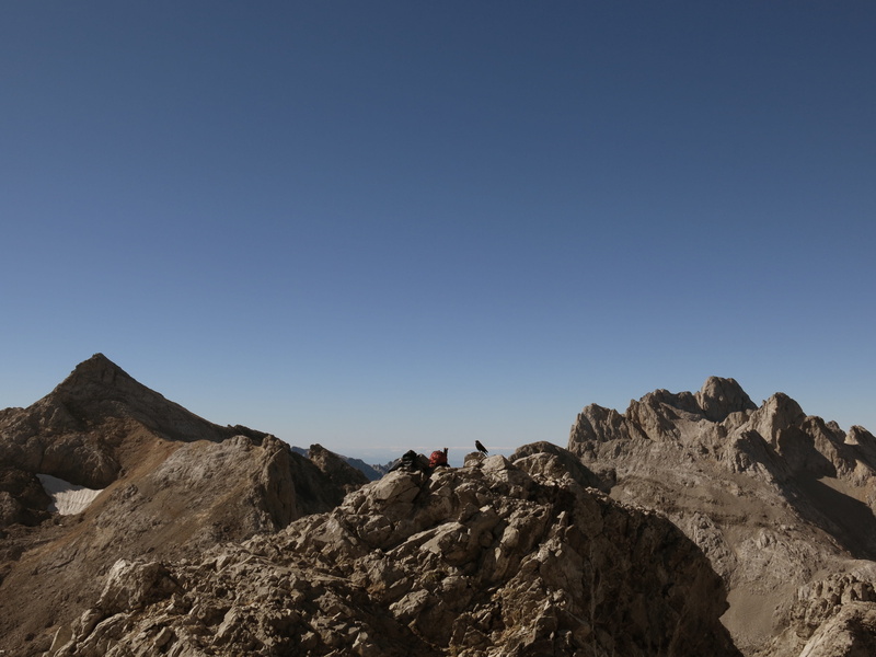 Mountain, adventure, rock, 4K, leisure activity, day, real people, solid, red horcados, outdoors, hiking, copy space, Picos De Europa, activity, beauty in nature