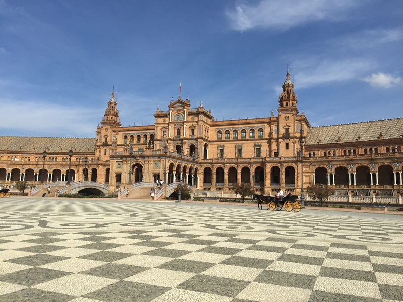 blue, built Structure, tiles, plaza, building, town Square, coach, travel destinations, 2K, historically, palace, bridge, sky, travel Locations, day, architecture And Buildings